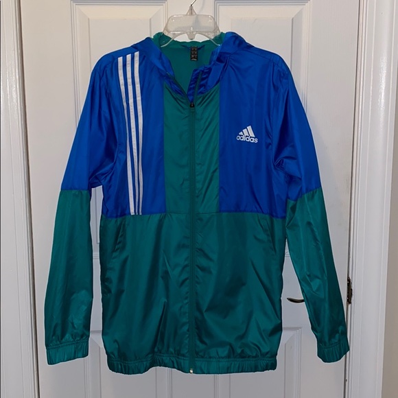 adidas Jackets & Coats Adidas Mens Hooded Windbreaker Poshmark
